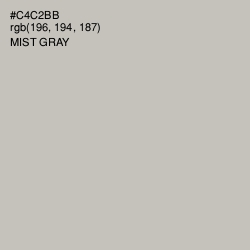 #C4C2BB - Mist Gray Color Image